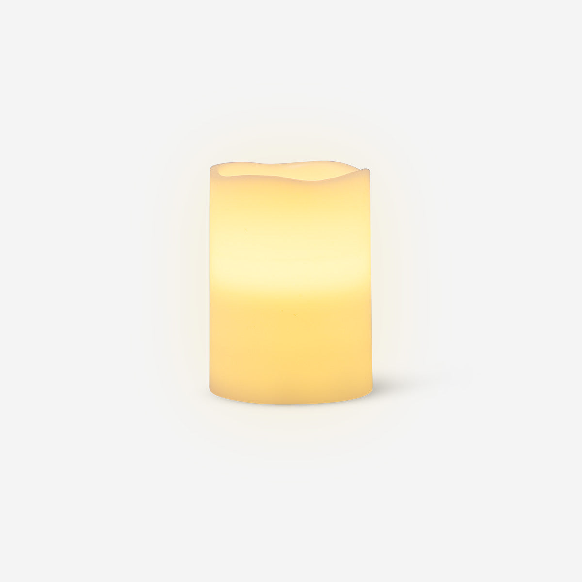 White LED pillar candle - 10 cm