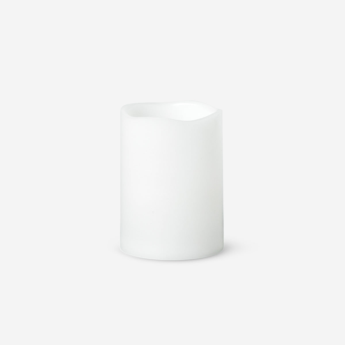 White LED pillar candle - 10 cm