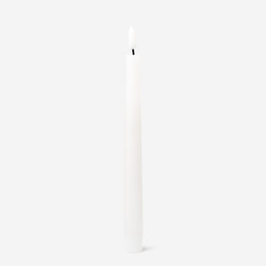 Beyaz LED Dekoratif İnce Mum 25 cm