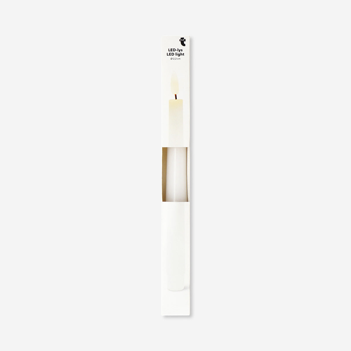 White LED dinner candle 