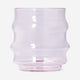 Pembe Bubble Cam Bardak 250 ml