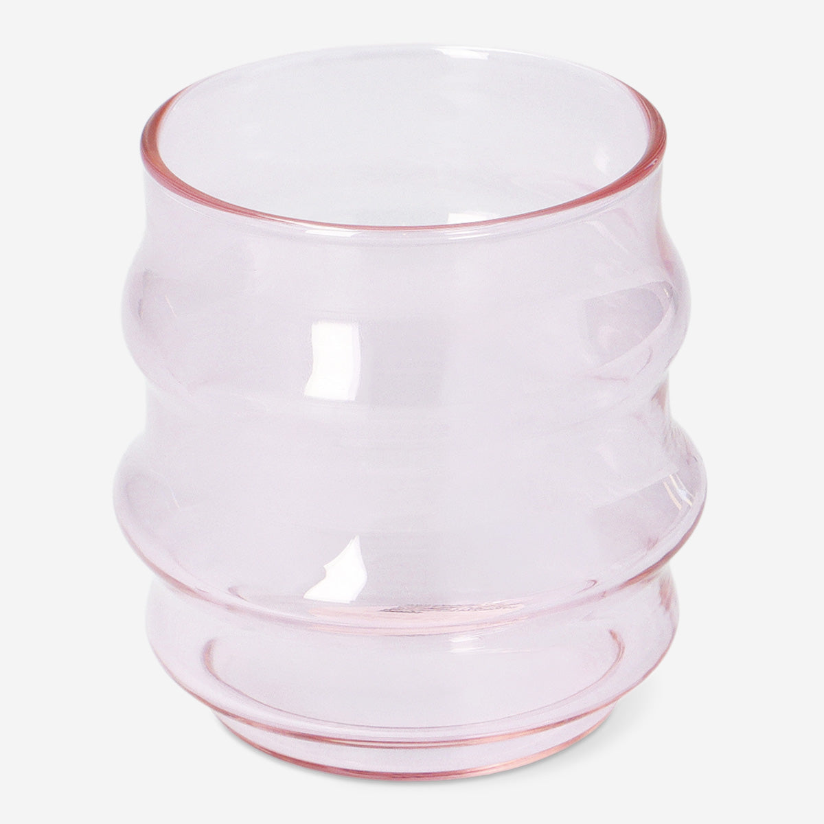 Pembe Bubble Cam Bardak 250 ml