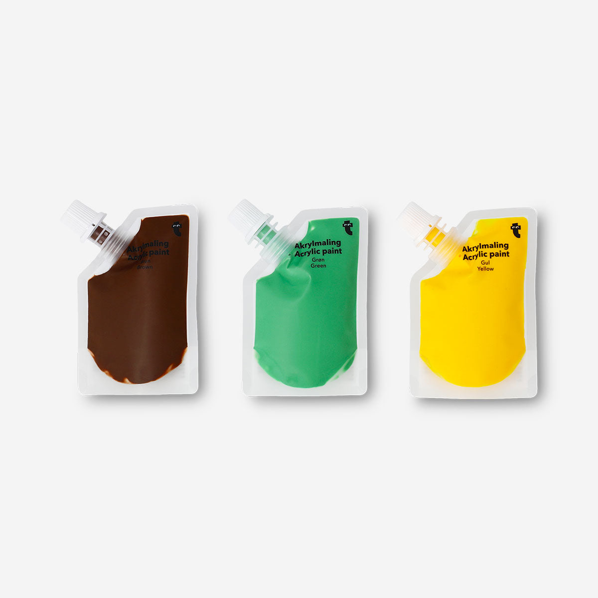 Set of acrylic paint - 3 pcs