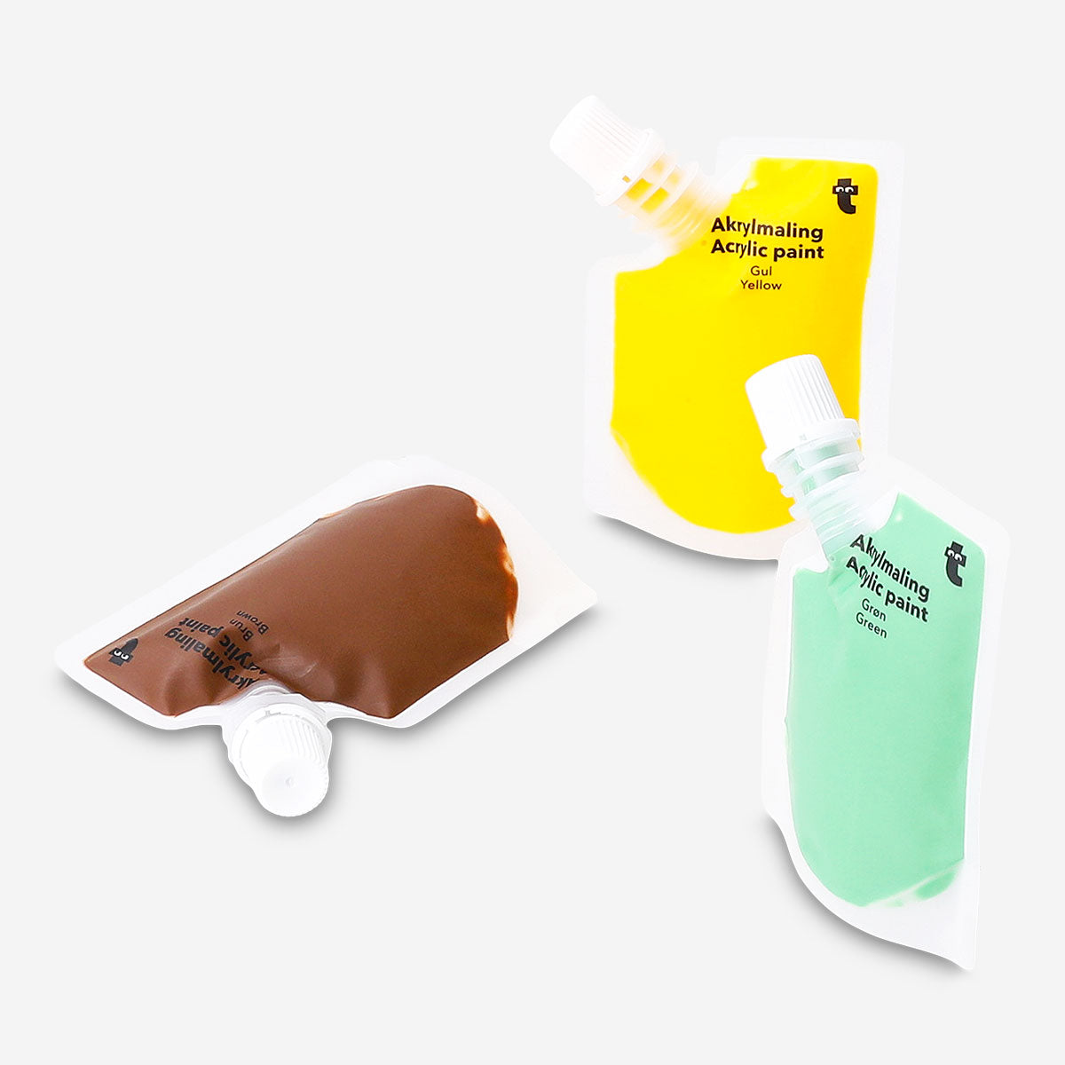 Set of acrylic paint - 3 pcs