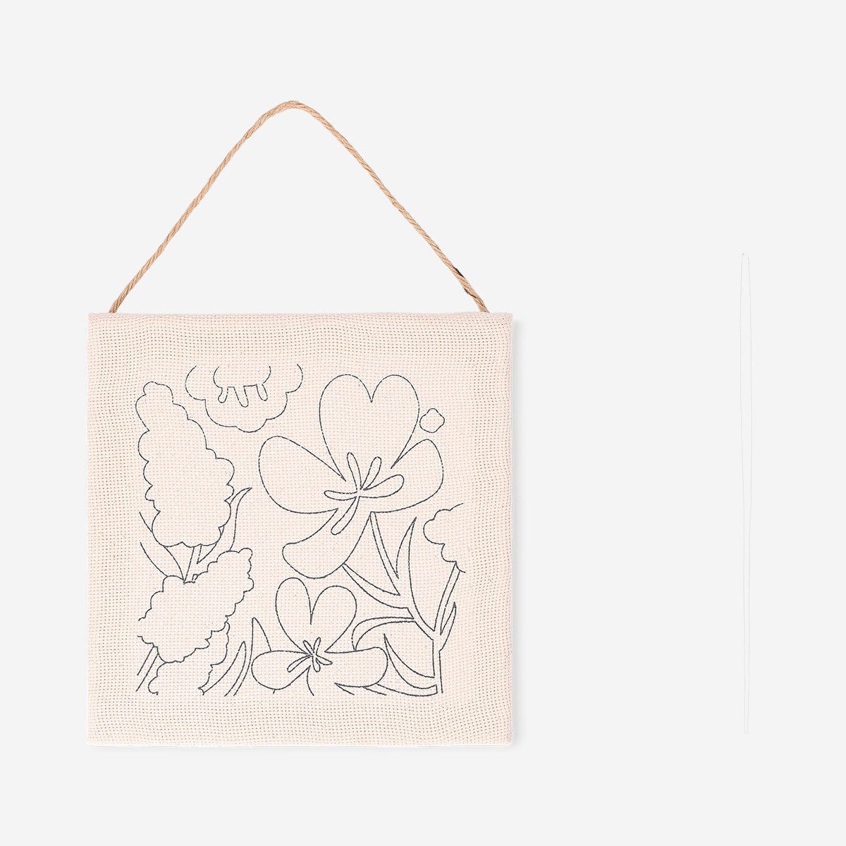 Punch needle set - Floral wall art