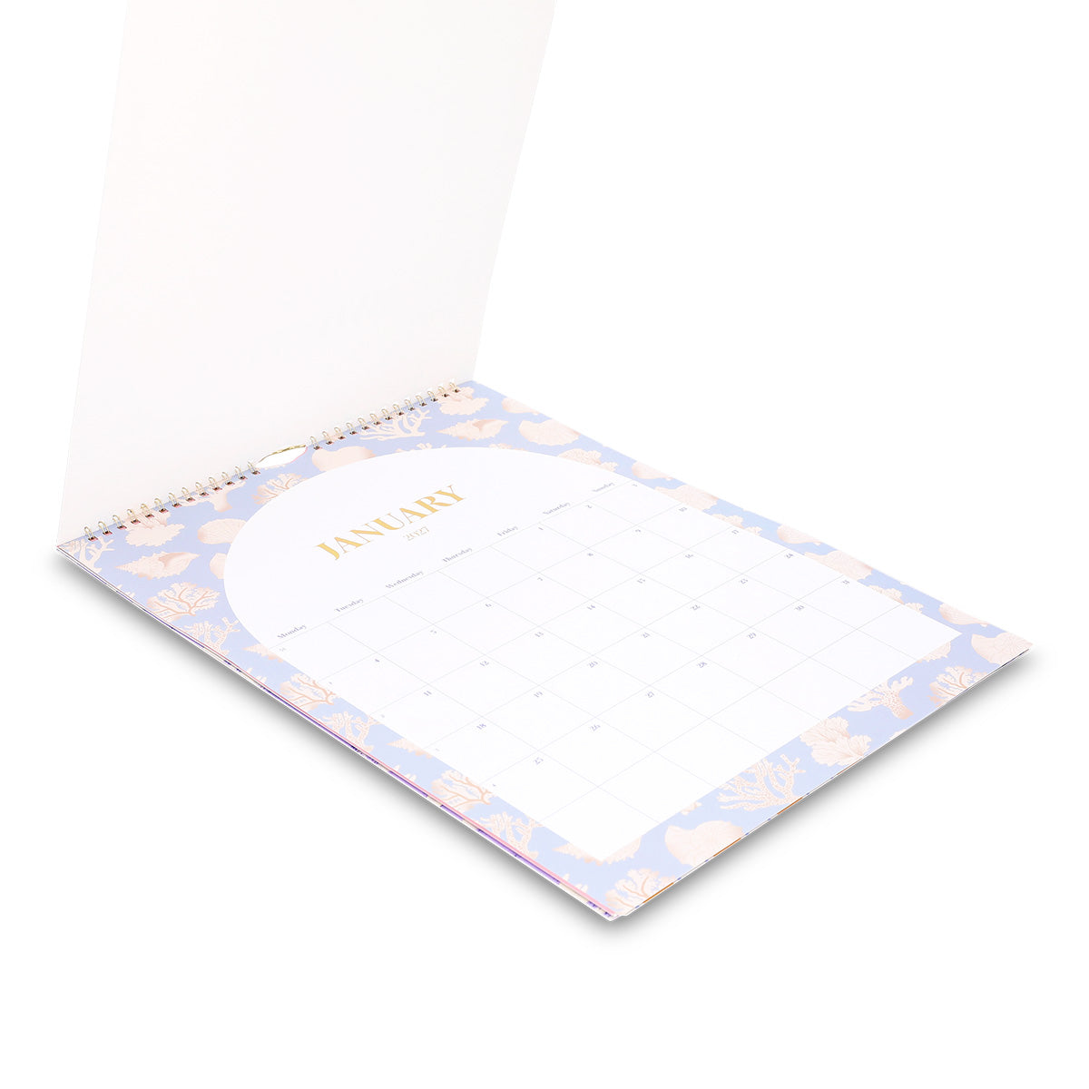 CALENDAR 2027 MONTHLY WALL FLOWER