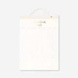 Monthly calendar for hanging 2027