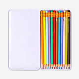 Erasable coloured pencils - 12 pcs