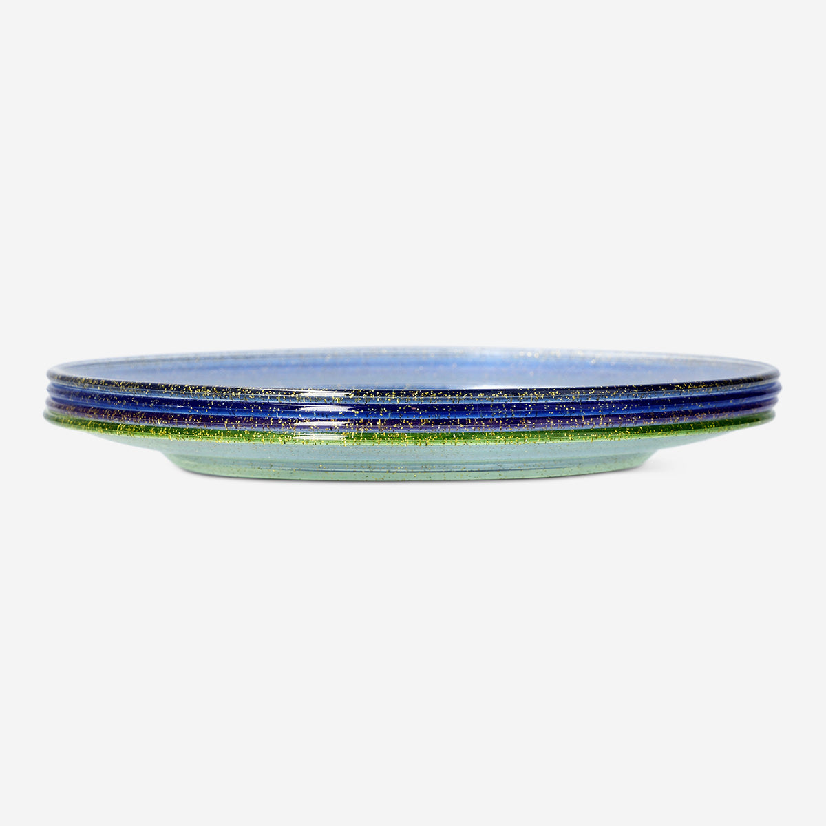 Reusable glitter plates - 4 pcs