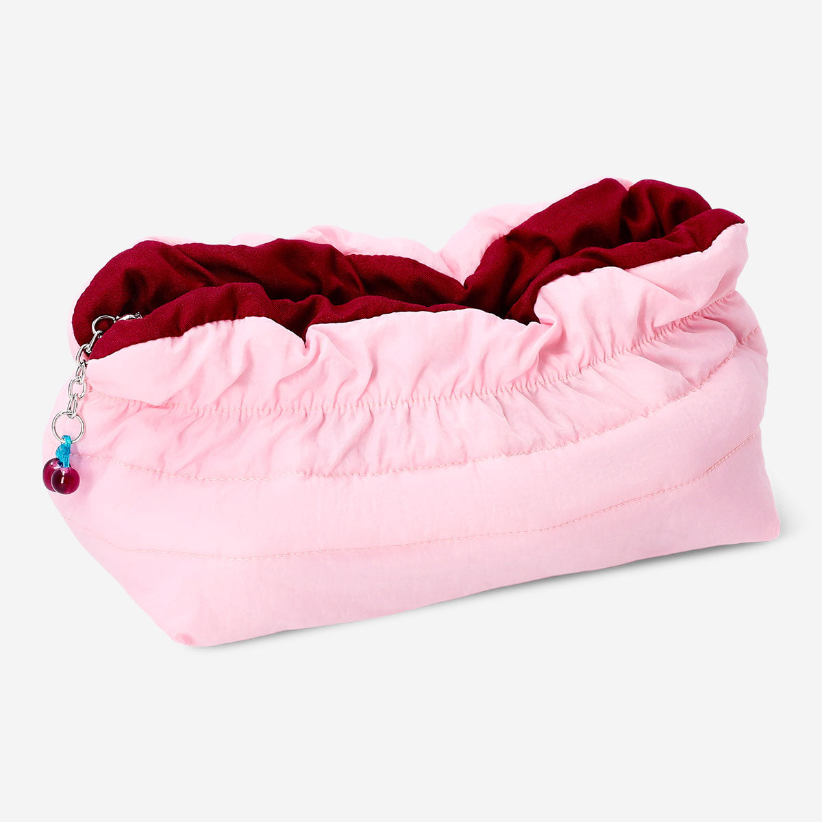 TOILETRY BAG FRILL EGDE W CHARM