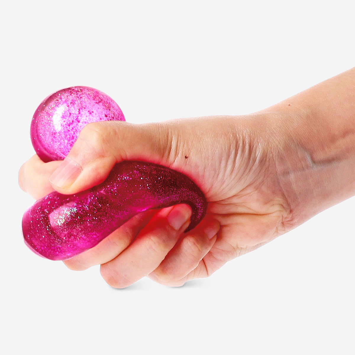 Pembe Kalp Şeklinde Stres Topu