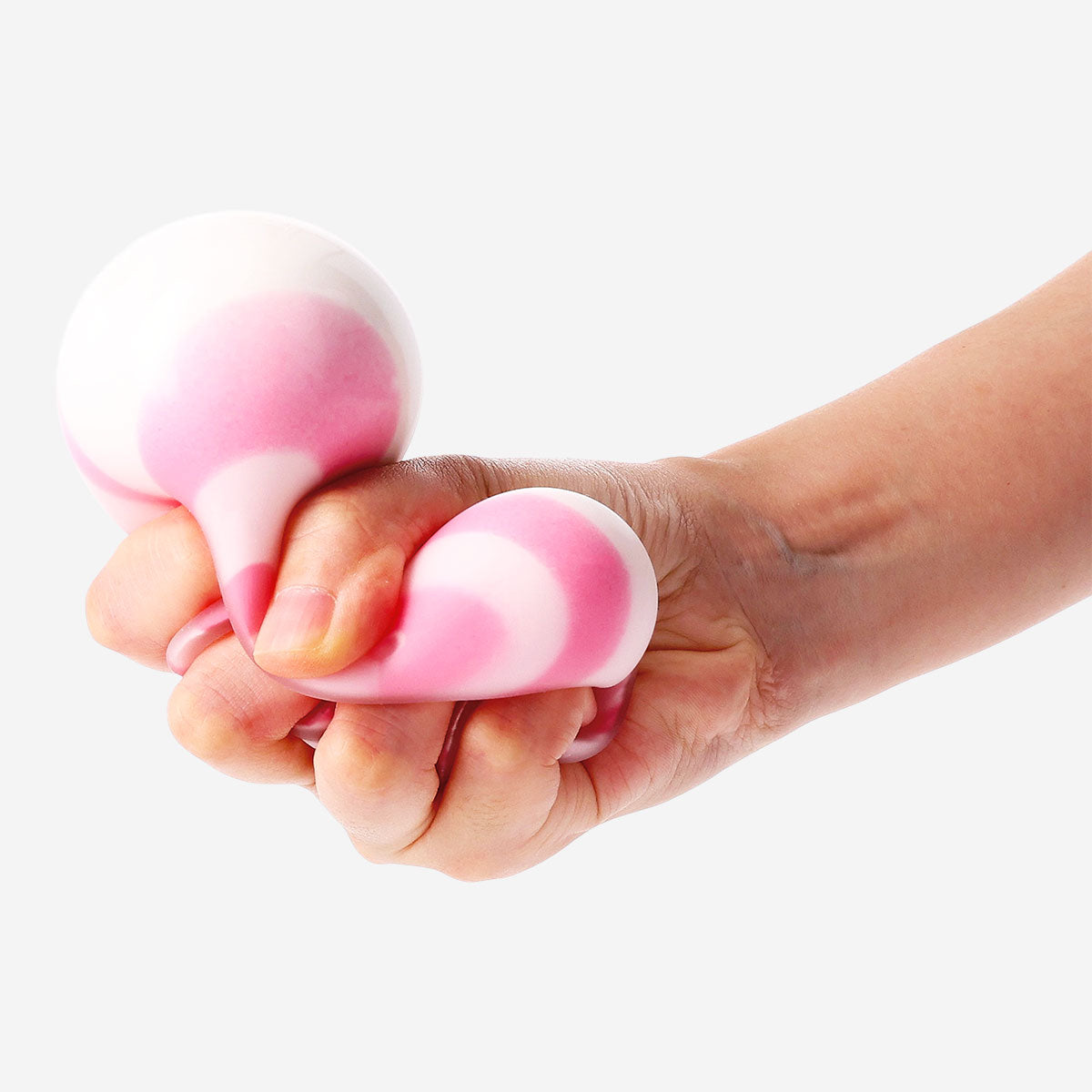 Pembe Top Şeker Şeklinde Stres Topu