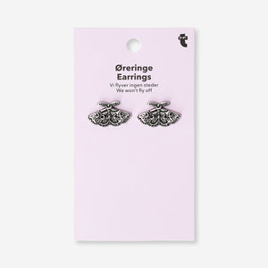 EARRINGS MOTH STUD