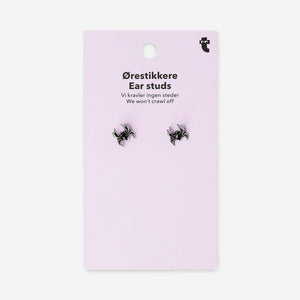 Stud earrings - Silver spiders