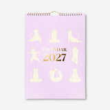 Yoga Yapan Kedi Aylık Duvar Takvimi 2027