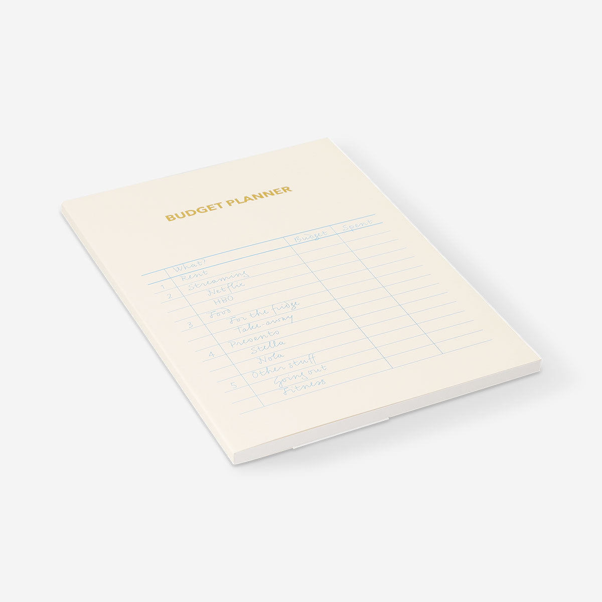 Bütçe Planlayıcı Bej A5 Defter