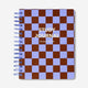Bordo Kareli Çalışma Planlayıcı Defter