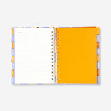 Bej Çiçekli Çalışma Planlayıcı Defter
