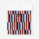 Napkins with autumnal stripes - 16 pcs