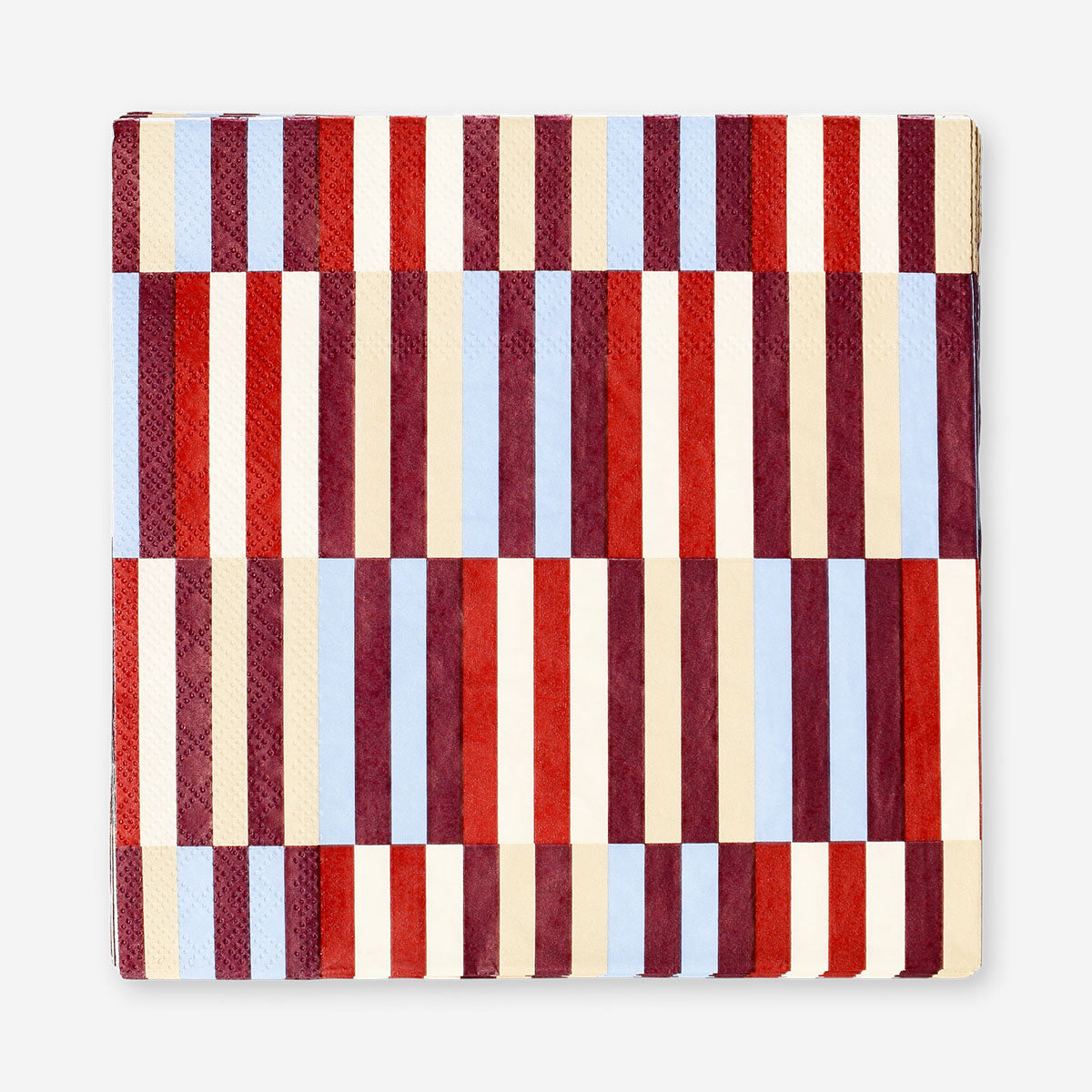 Napkins with autumnal stripes - 16 pcs