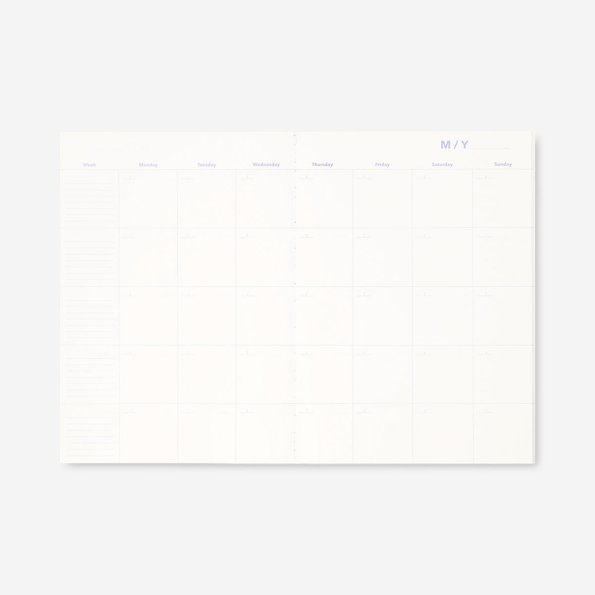 Bej Çiçekli Haftalık Planlayıcı A4 Defter