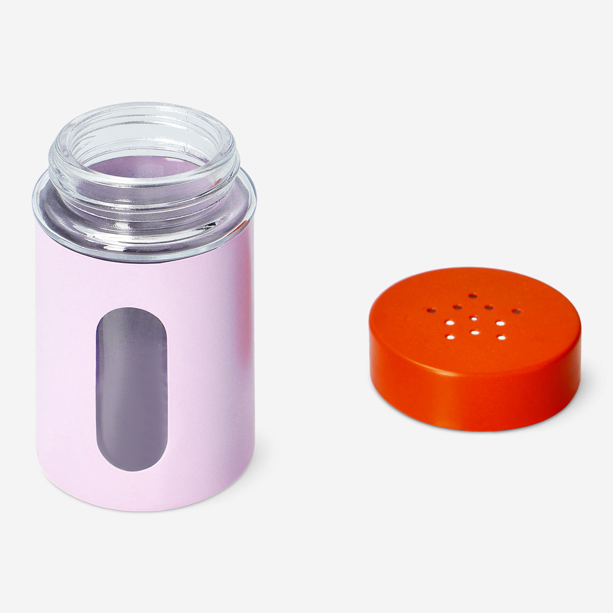 Pembe ve Turuncu Cam Tuzluk