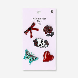 Gothic pins - 5 pcs