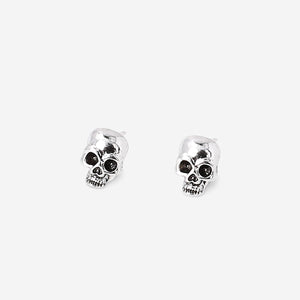 Stud earrings - Silver skulls
