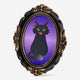 Haunted picture in oval frame - 34 cm