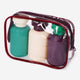 Travel set with matte bottles - 3 pcs