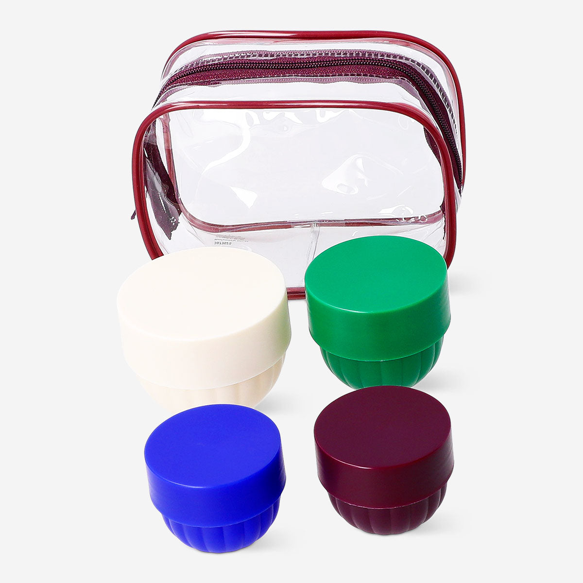 Travel containers with lid - 4 pcs