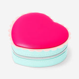 Pembe Kalp Şeklinde Takı Kutusu