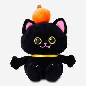Plush toy - Black cat with pumpkin