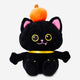 Plush toy - Black cat with pumpkin