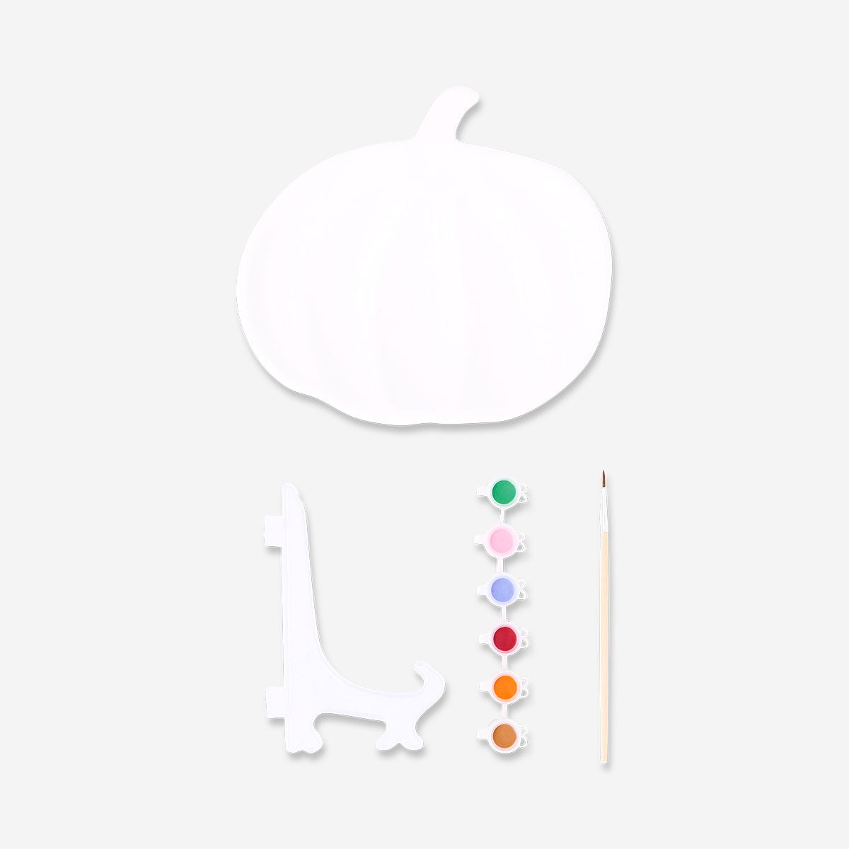 DIY ceramic pumpkin plate