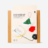 Punch needle set - Christmas themed