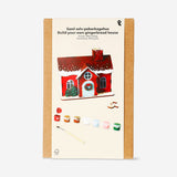 DIY wooden gingerbread house