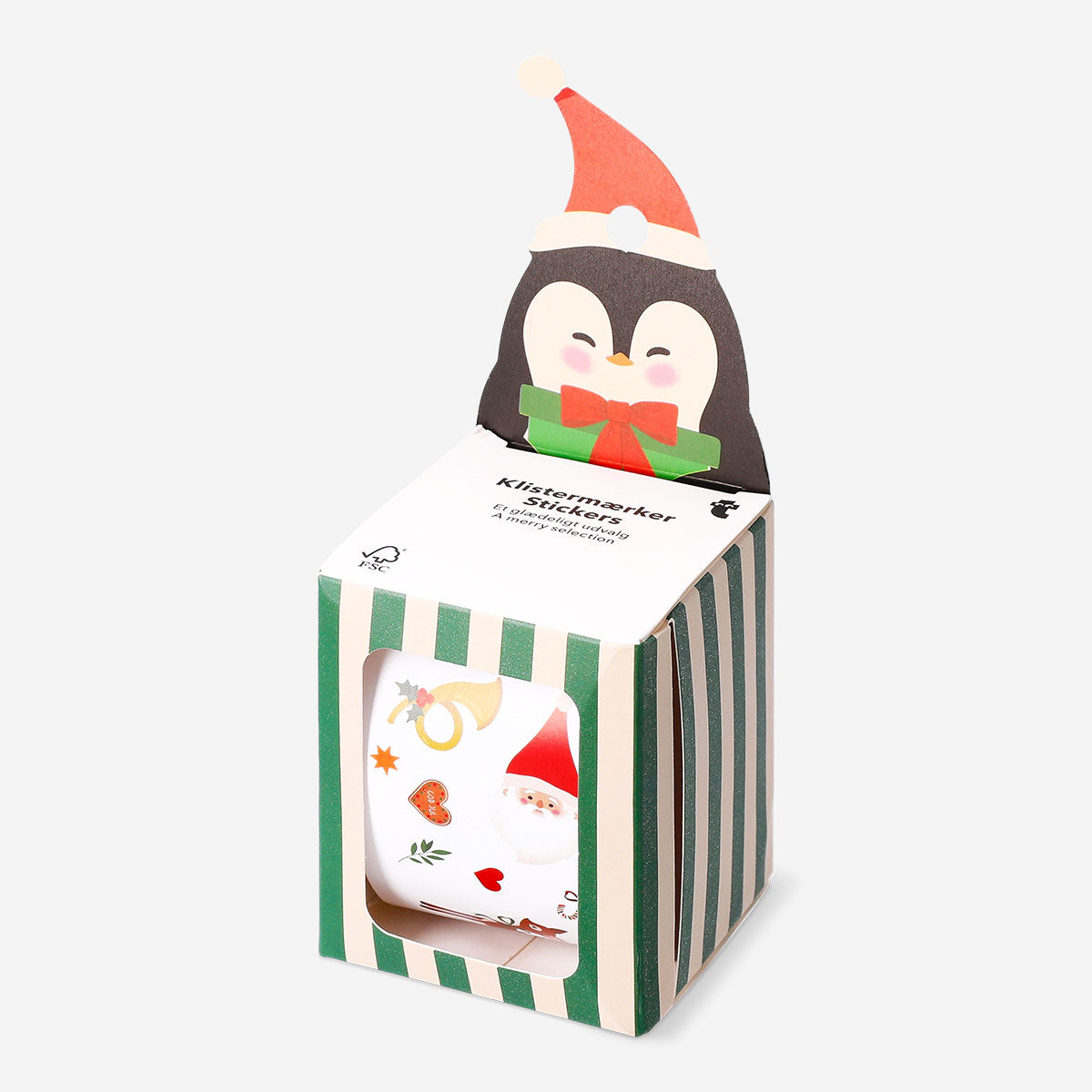 Yılbaşı Temalı Sticker Rulosu
