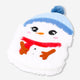 Plush snowman notebook