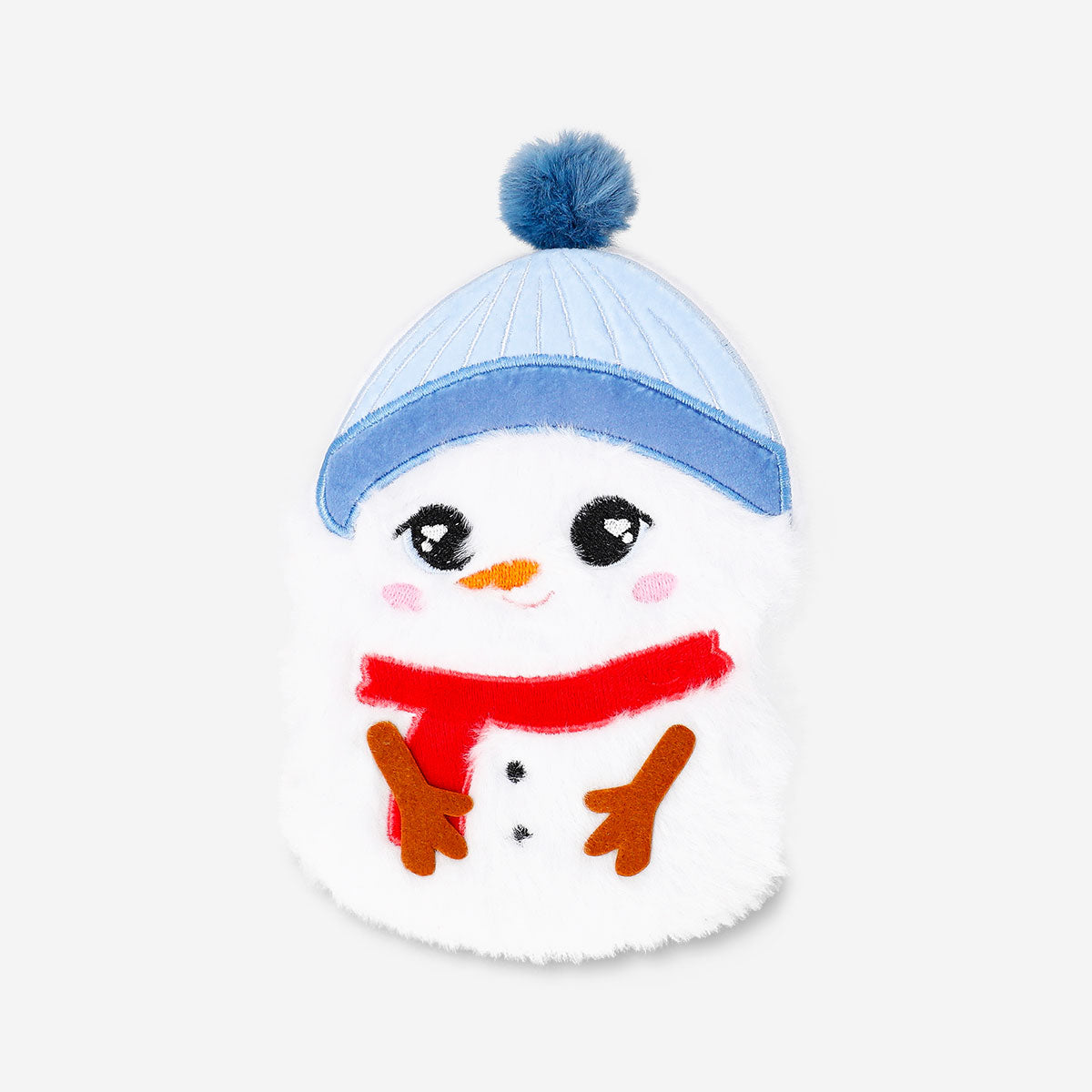 Plush snowman notebook