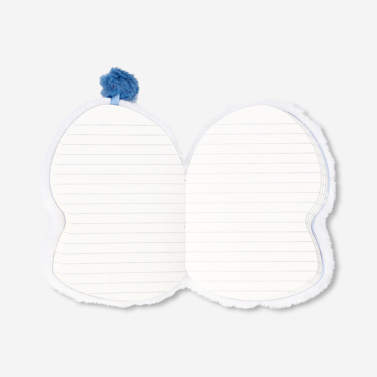 Plush snowman notebook