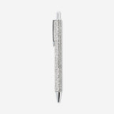 Ballpoint pen - Silver rhinestones