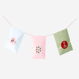 Advent gift bags with numbered stickers - 24 pcs