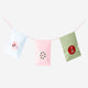 Advent gift bags with numbered stickers - 24 pcs