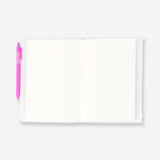 Pembe Kalp Detaylı Kalemli Fermuarlı Defter