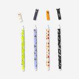 Erasable gel pens with Halloween print - 4 pcs