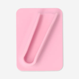Pink lip gloss holder for phone cover