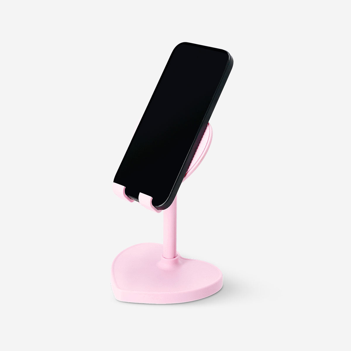 Pembe Kalpli Telefon Standı