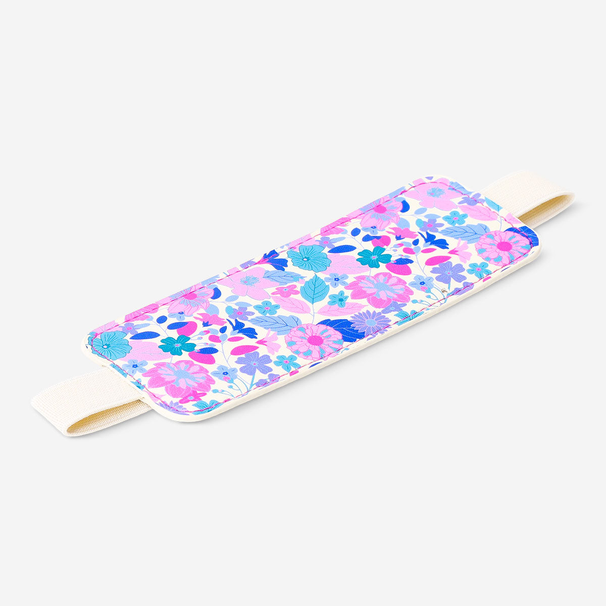 Floral pen holder with a strap for books