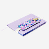 Floral pen holder with a strap for books
